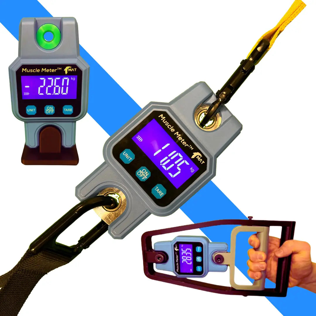 Muscle Testing Meter Muscle Meter - Push/Pull/Grip Strength Tester - Handheld Dynamometer ...