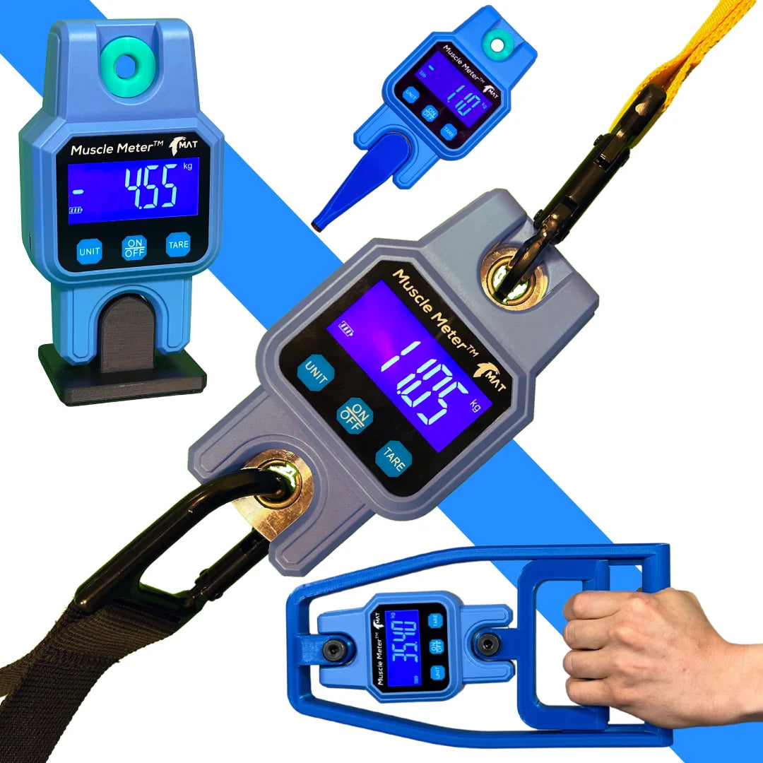 Dynamometer Strength Testing Muscle Meter - Push/Pull/Grip Strength Tester - Handheld Dynamometer ...